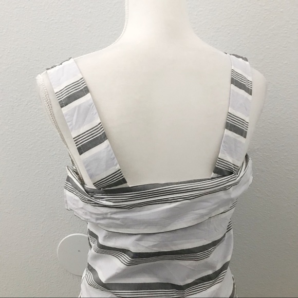 Derek Lam 10 Crosby striped cotton poplin top 6 - Picture 7 of 10